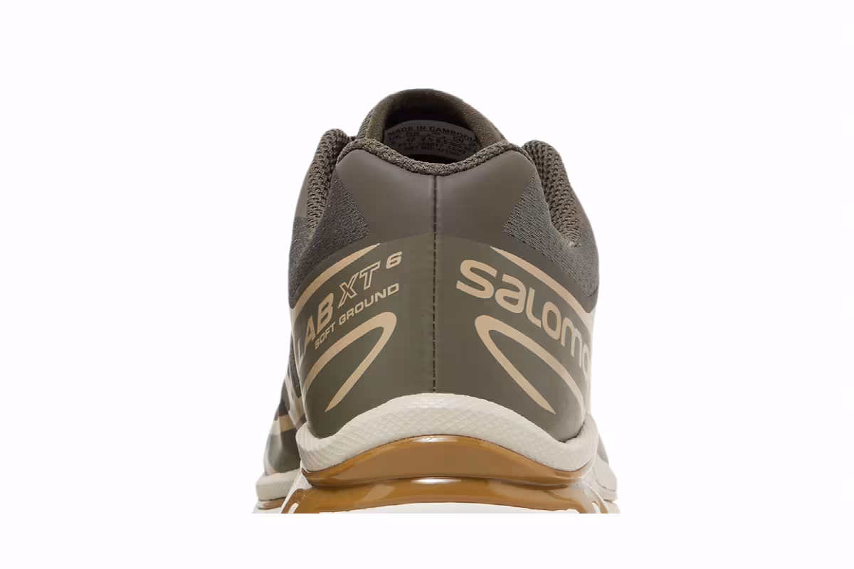 Salomon XT-6 Beluga Dull Gold, view 8