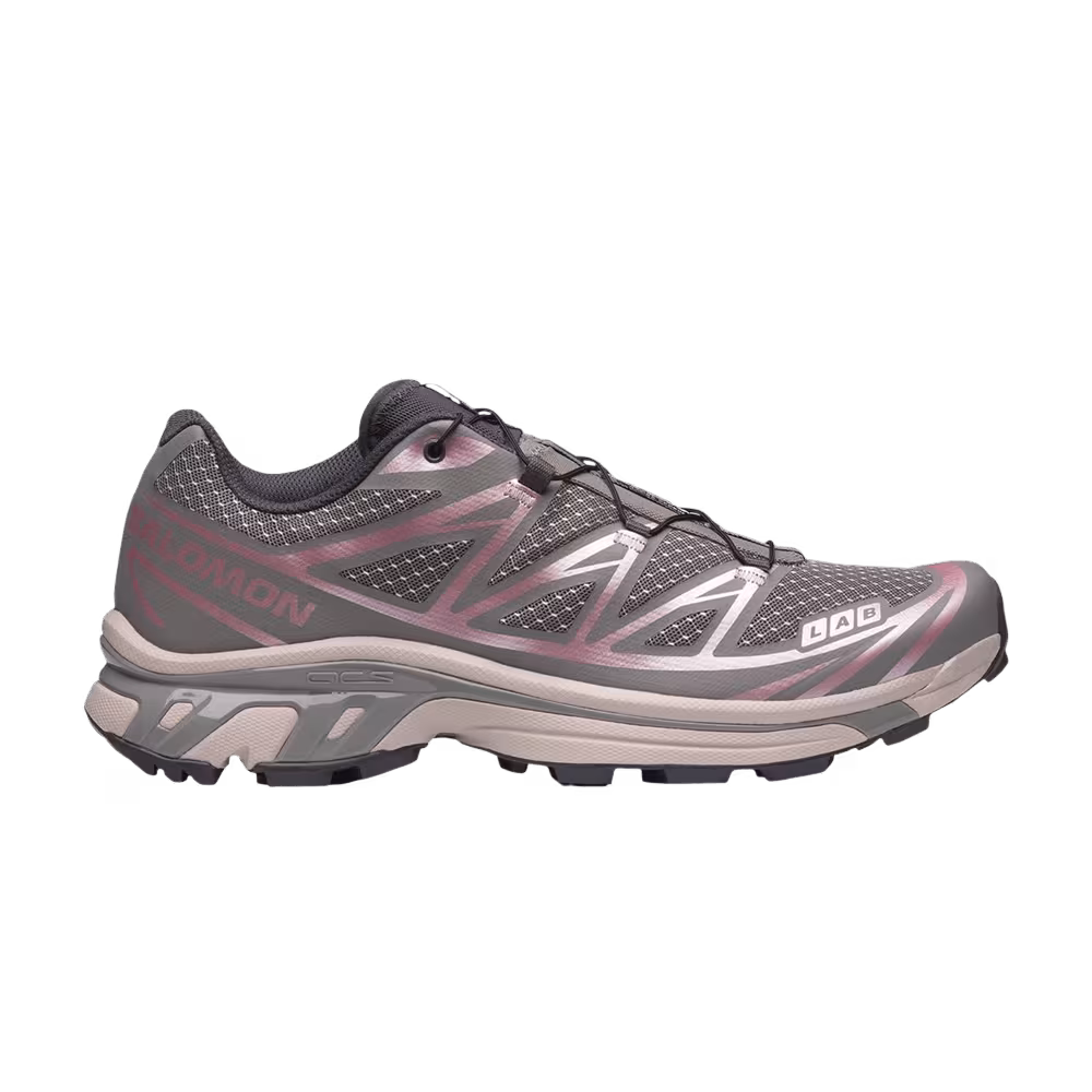 Salomon XT-6 Steel Streets Cloudburst Dawn Pink Nine Iron