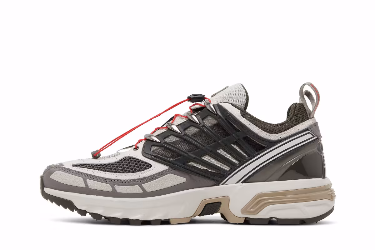 Salomon ACS Pro Advanced Peat Beluga Vintage Khaki, view 4