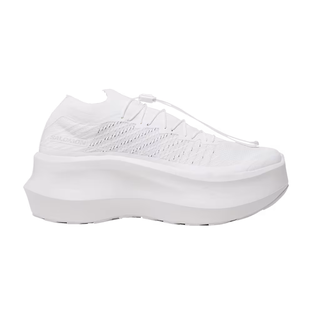 Comme des Garçons x Salomon Women's Pulsar Platform Triple White