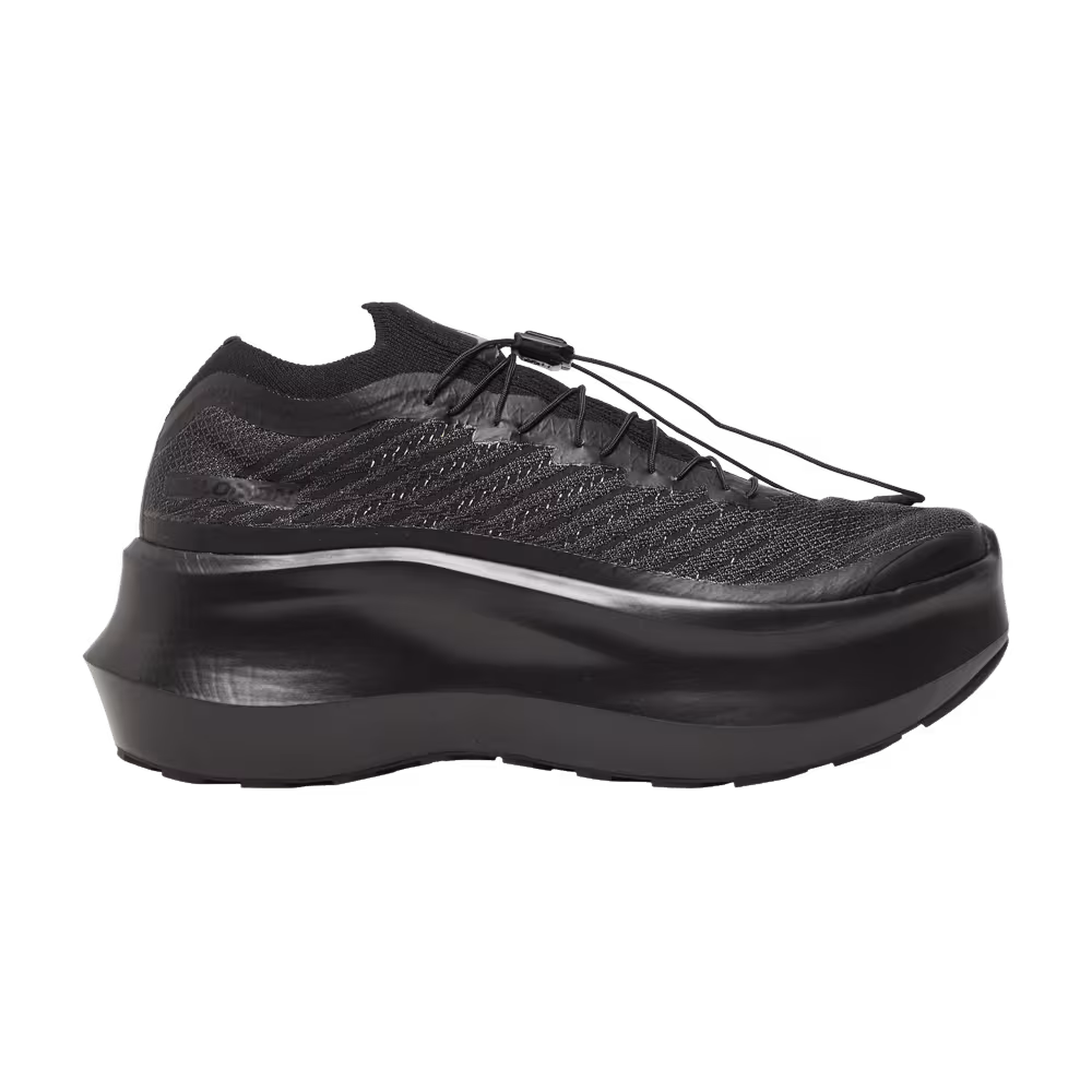 Comme des Garçons x Salomon Women's Pulsar Platform Triple Black