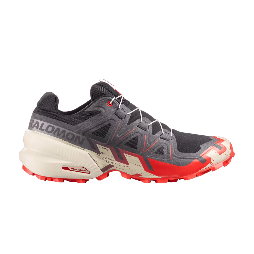 Salomon Speedcross 6 Black Fiery Red