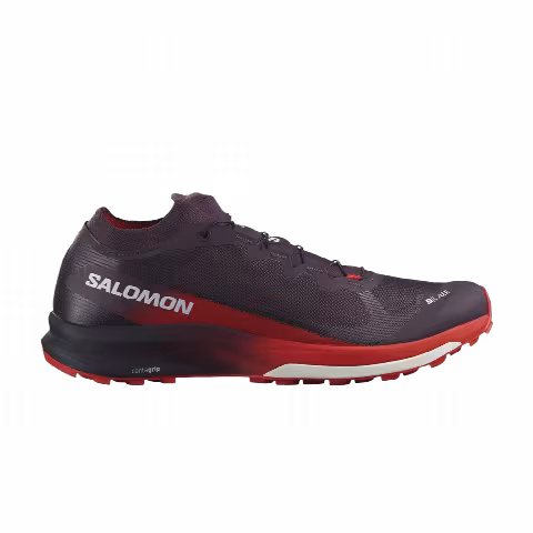 Salomon X Ultra 3 v2 'Plum Fiery Red White'