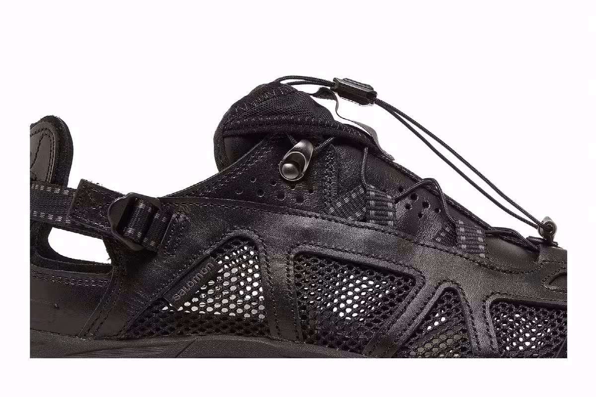 Salomon Techsonic Leather Advanced Black, view 3