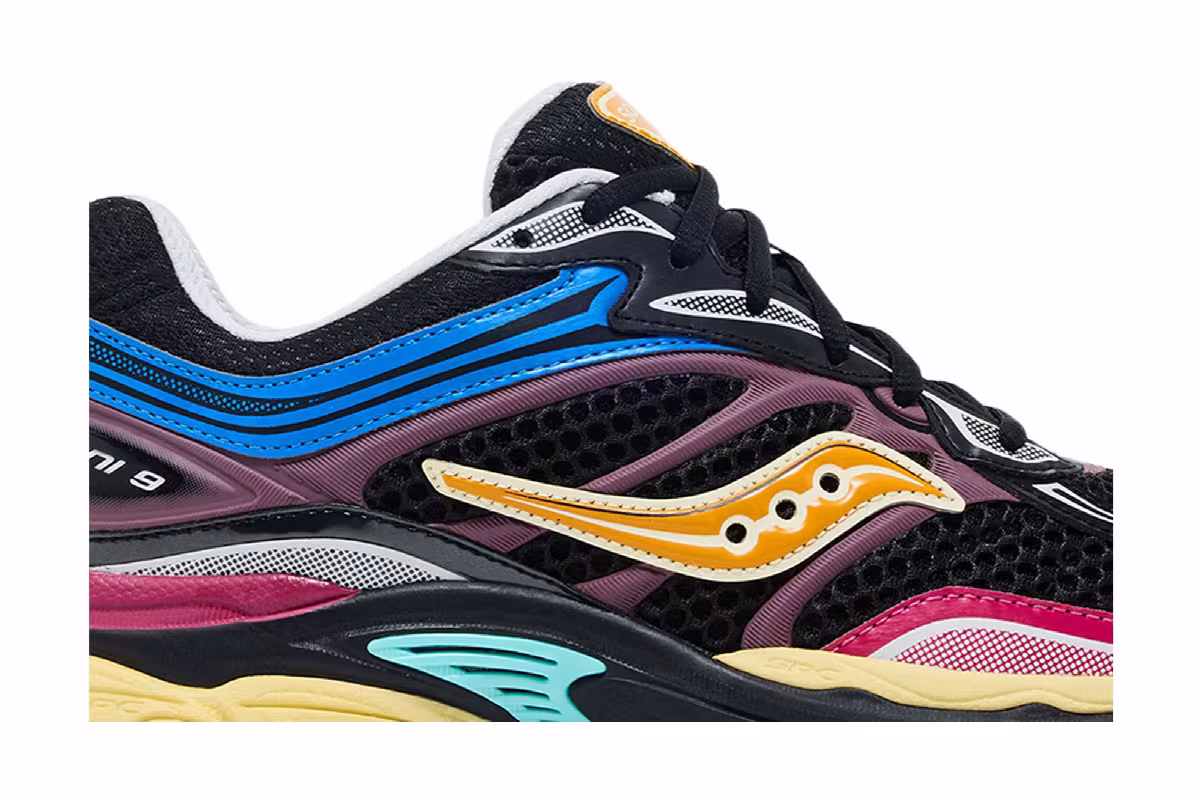 Saucony ProGrid Omni 9 Multi-Color Black, view 3