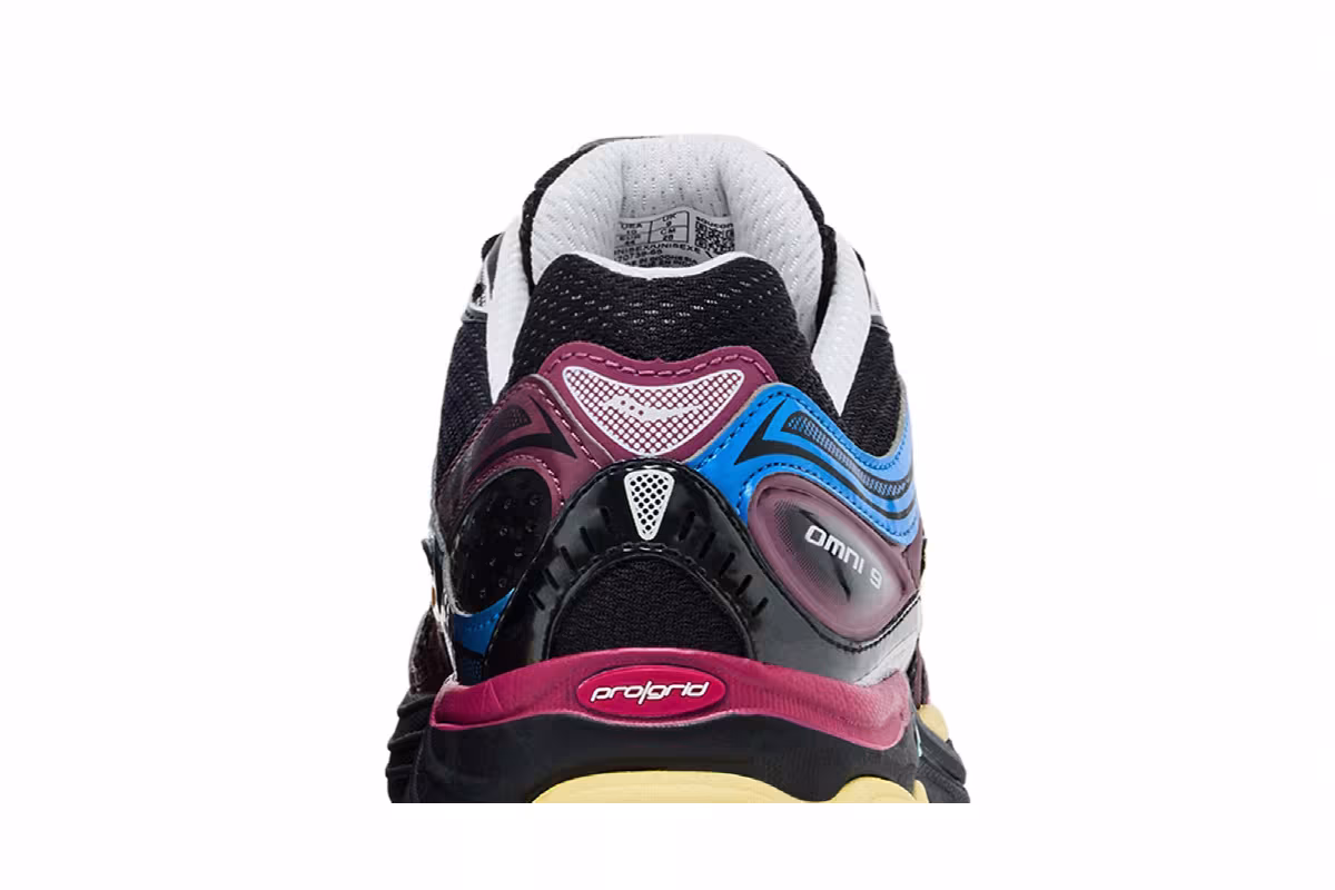 Saucony ProGrid Omni 9 Multi-Color Black, view 8