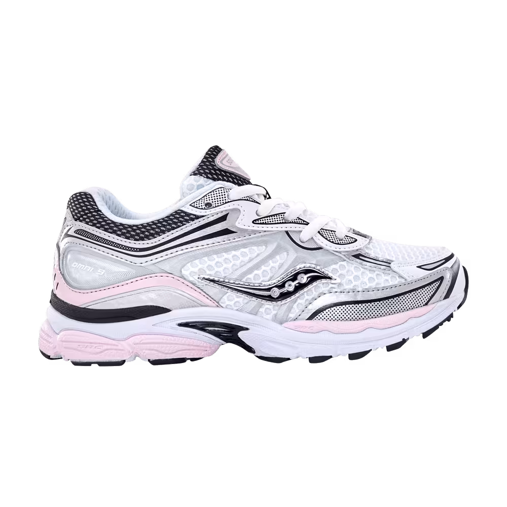 Saucony ProGrid Omni 9 Big Kid Silver Pink