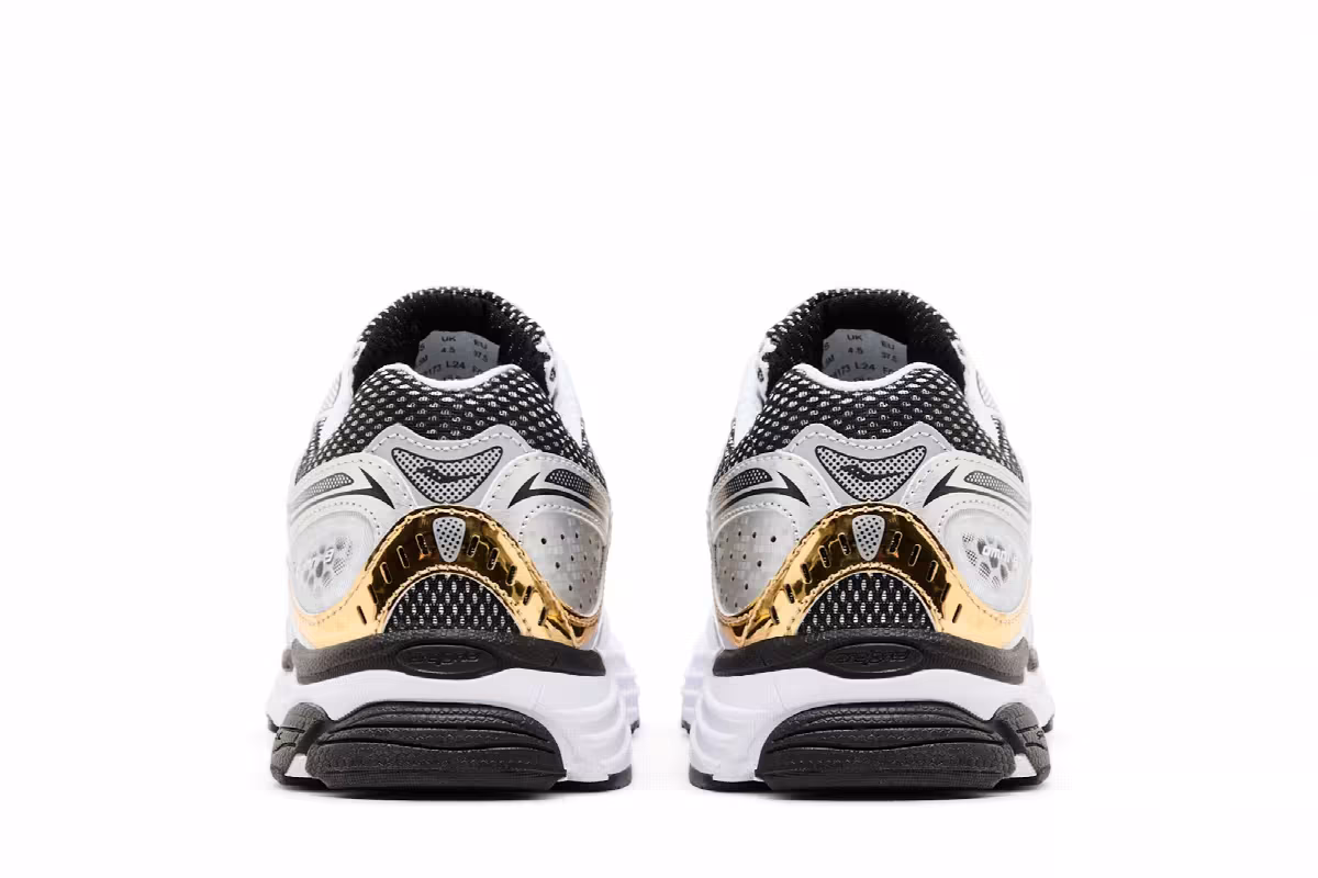 Saucony ProGrid Omni 9 Big Kid Silver Gold, view 7