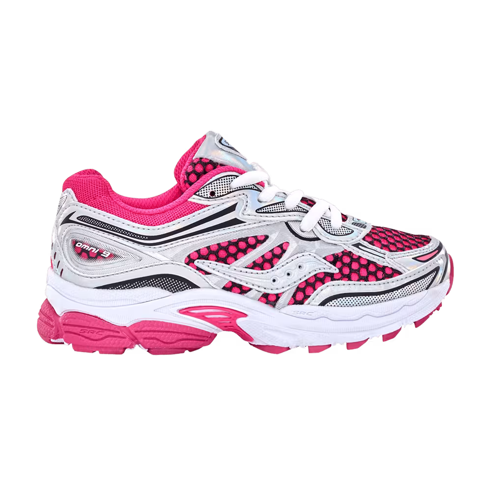 Saucony ProGrid Omni 9 KDZ Little Kid Fuchsia Iridescent