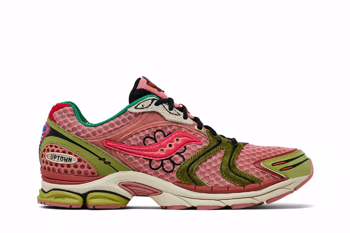 Jae Tips x Saucony ProGrid Triumph 4 Flowers Pack - Peach, view 2