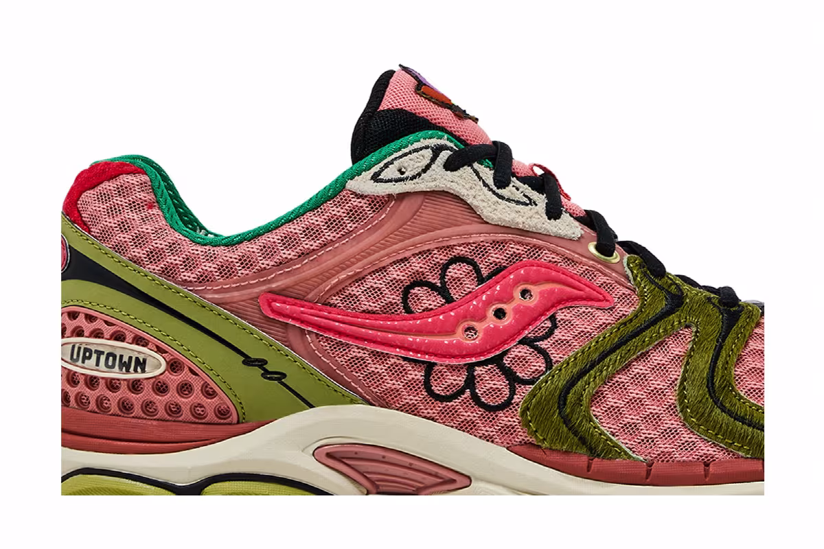 Jae Tips x Saucony ProGrid Triumph 4 Flowers Pack - Peach, view 3