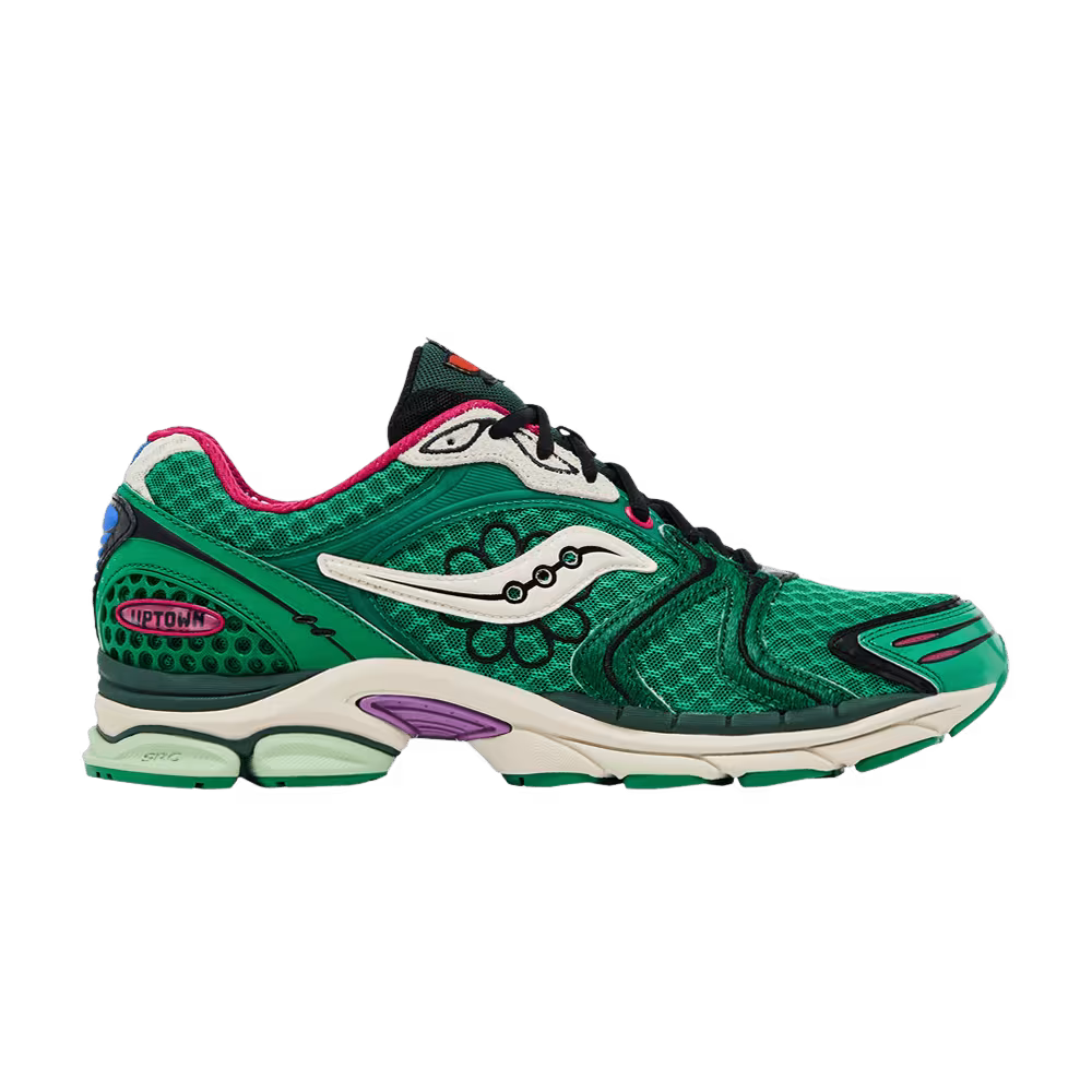 Jae Tips x Saucony ProGrid Triumph 4 Flowers Pack - Fern
