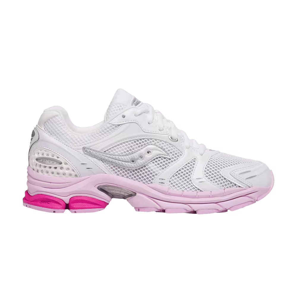 Saucony Women's ProGrid Triumph 4 White Pink