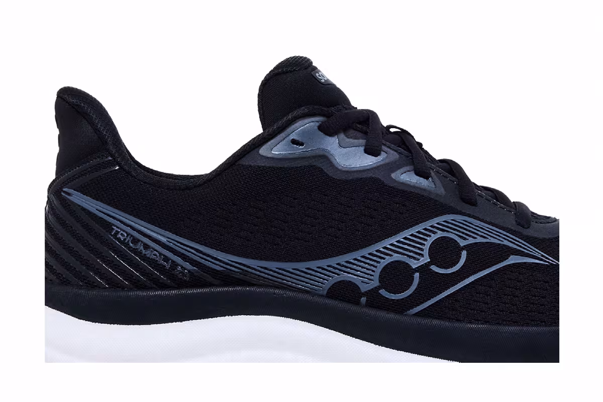 Saucony Triumph 23 Black White, view 3