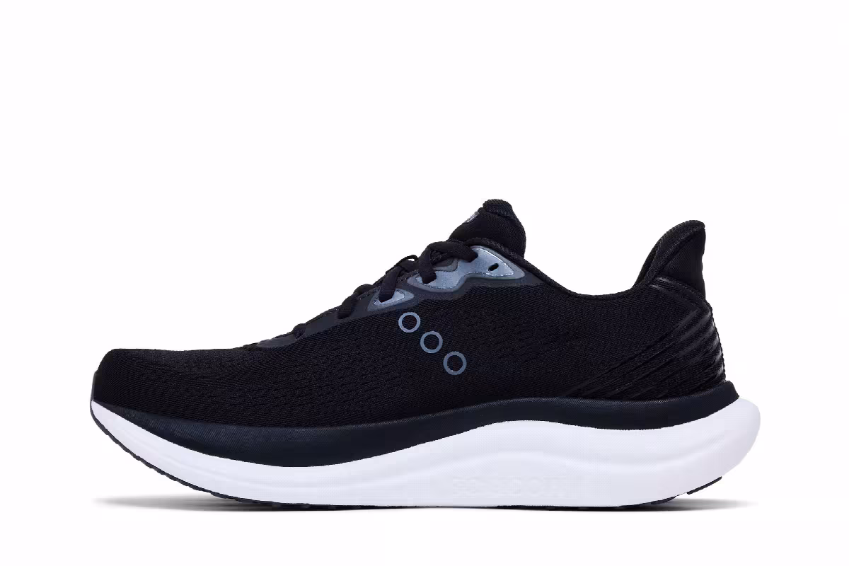 Saucony Triumph 23 Black White, view 4