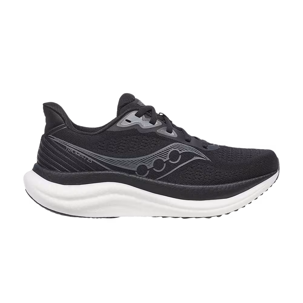 Saucony Women's Triumph 23 Wide Black White