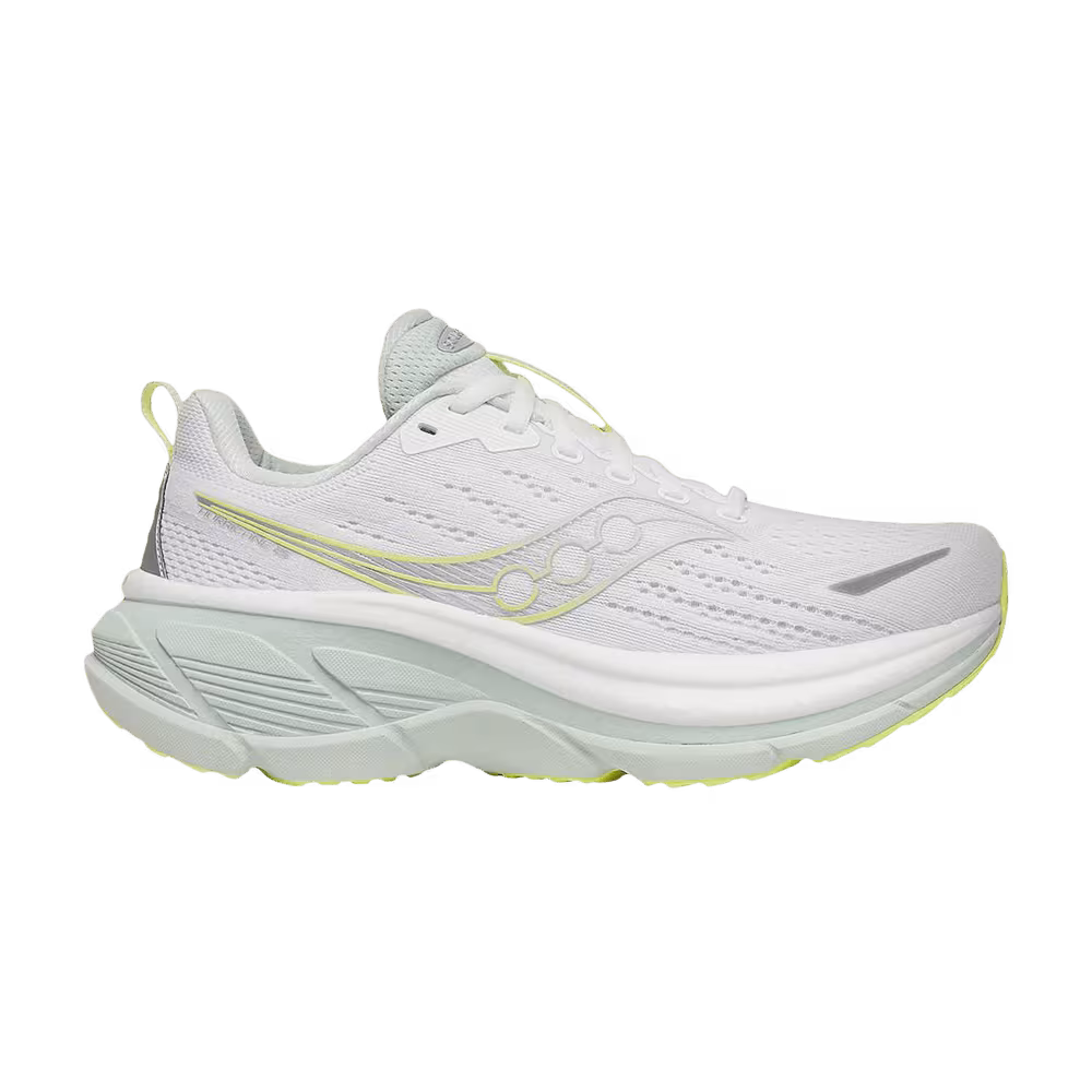 Saucony Women's Women's Hurricane 25 Wide White Mist
