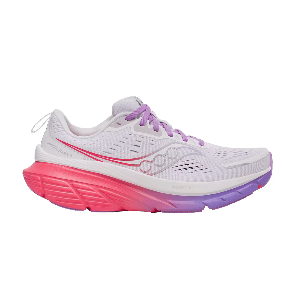 Saucony Women's Guide 18 White Crocus