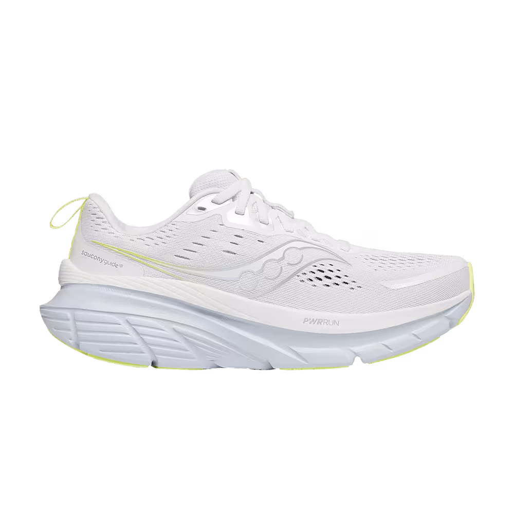 Saucony Women's Guide 18 Wide White Ice Melt