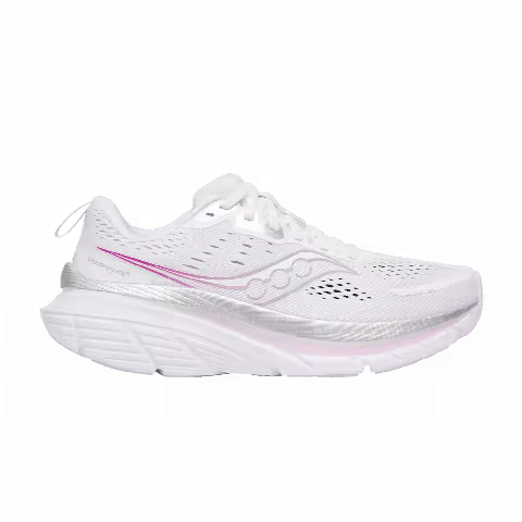Saucony Wmns Guide 18 'White Fuchsia'