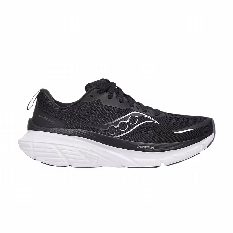 Saucony Wmns Guide 18 Extra Wide 'Black White'