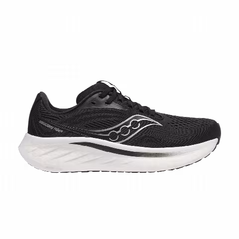 Saucony Wmns Ride 18 'Black White'