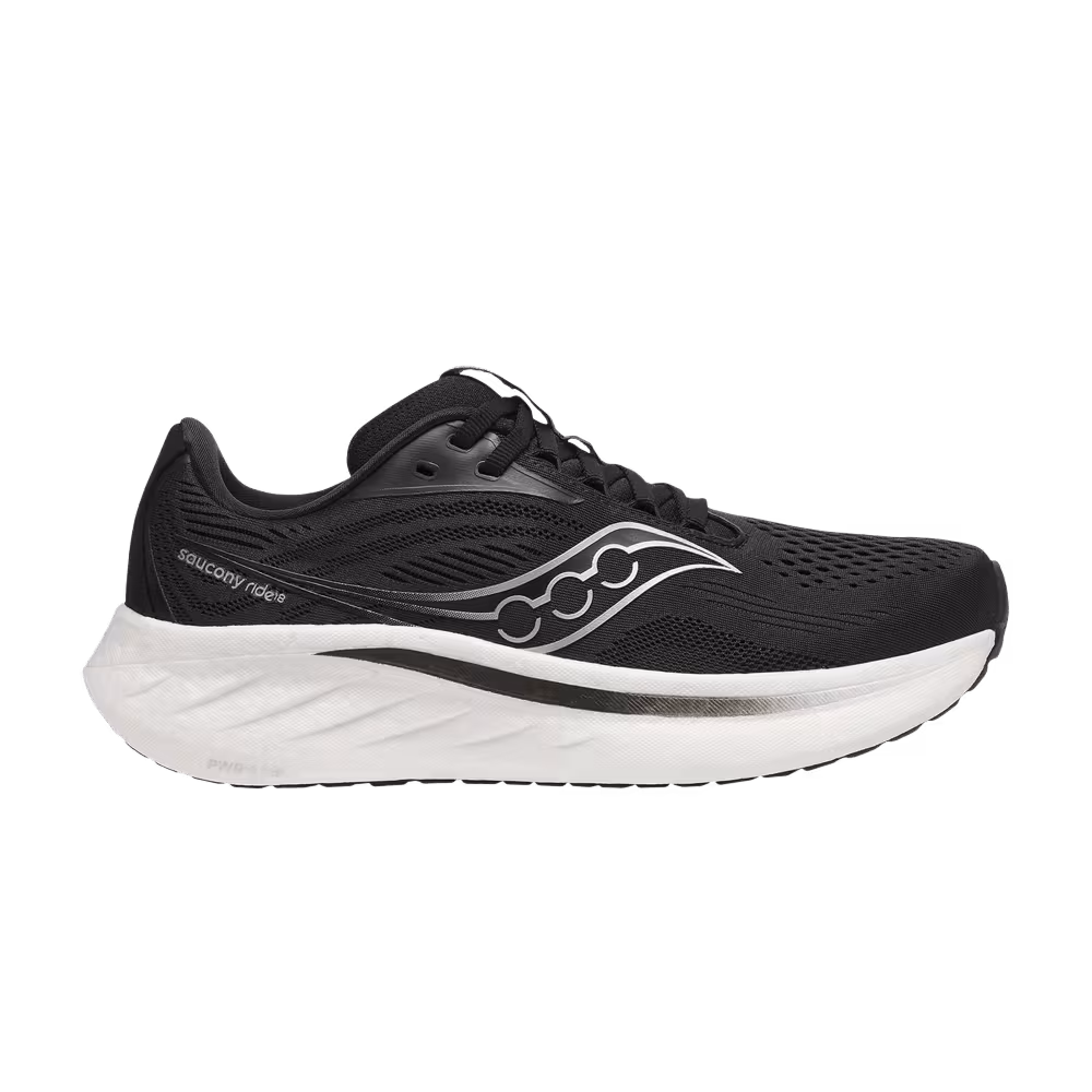 Saucony Women's Ride 18 Black White