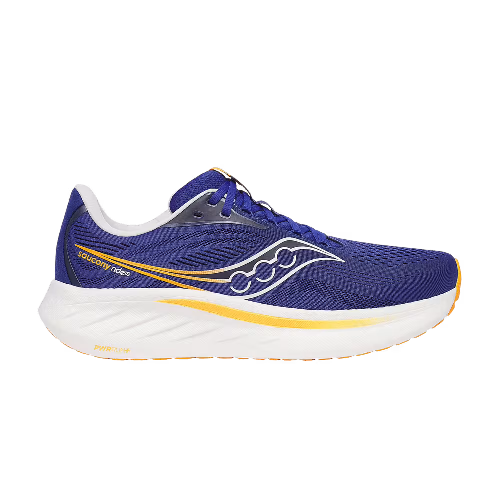 Saucony Ride 18 Wide Azurite Peel