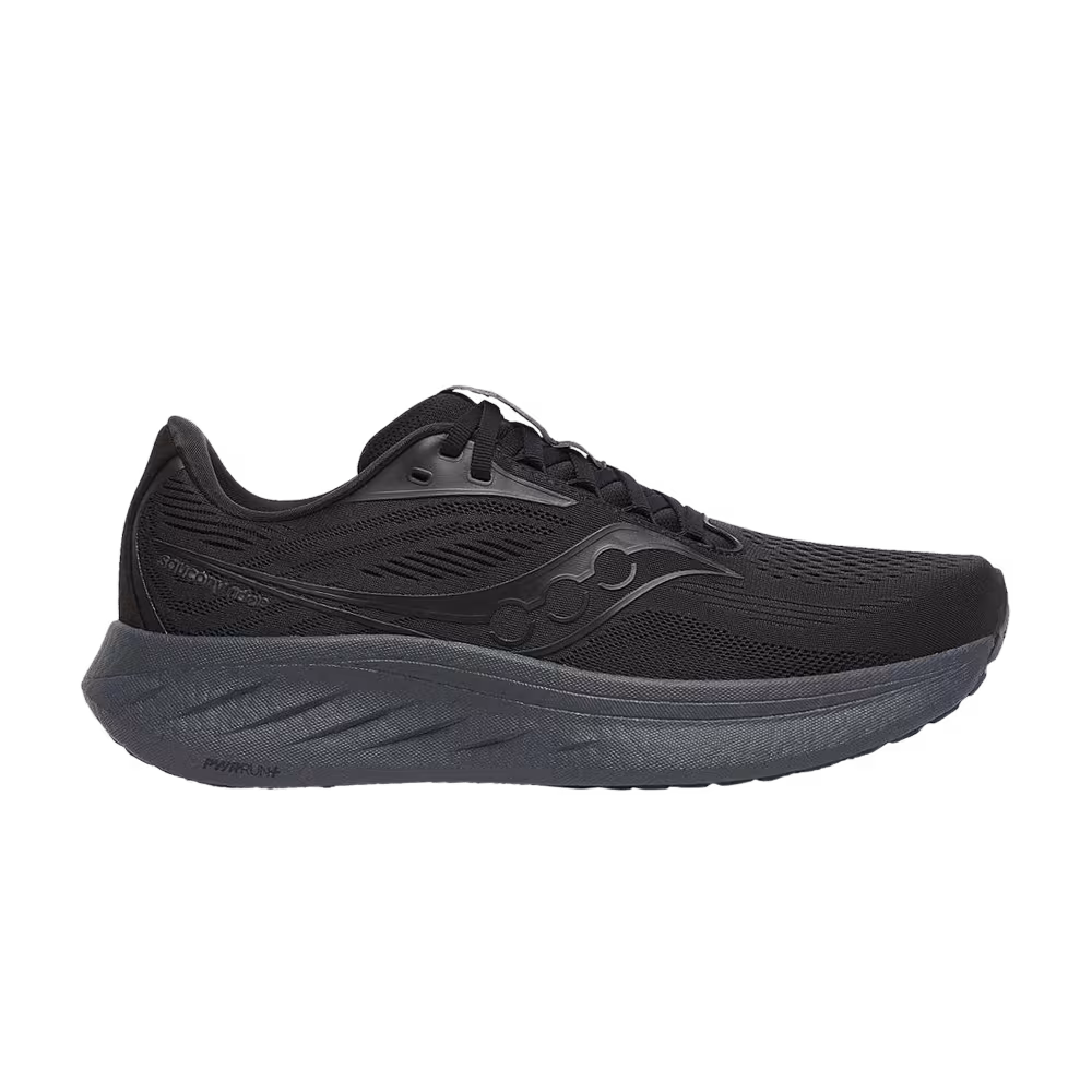 Saucony Ride 18 Wide Black Shadow