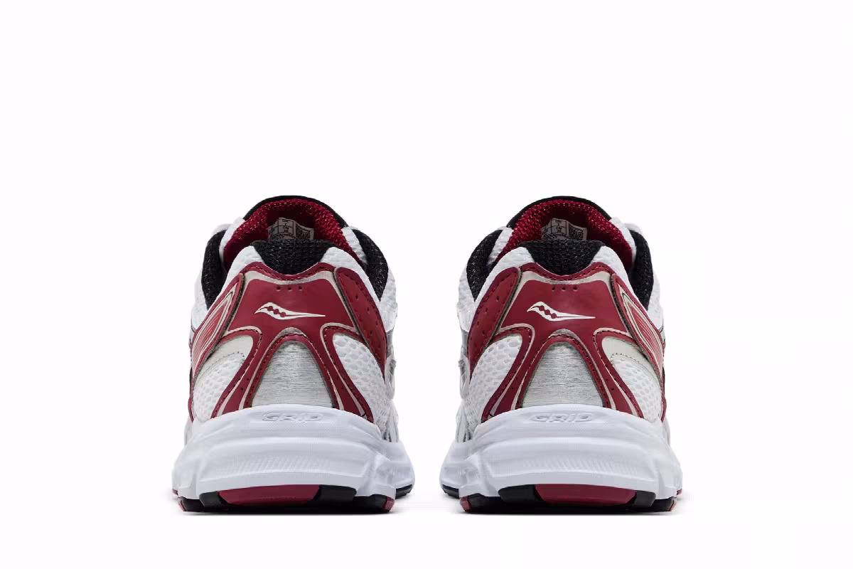 Saucony Grid Ride Millennium White Red, view 7