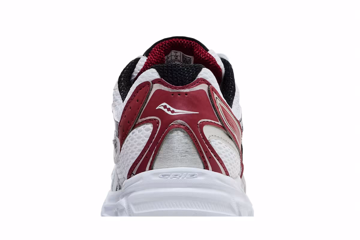 Saucony Grid Ride Millennium White Red, view 8