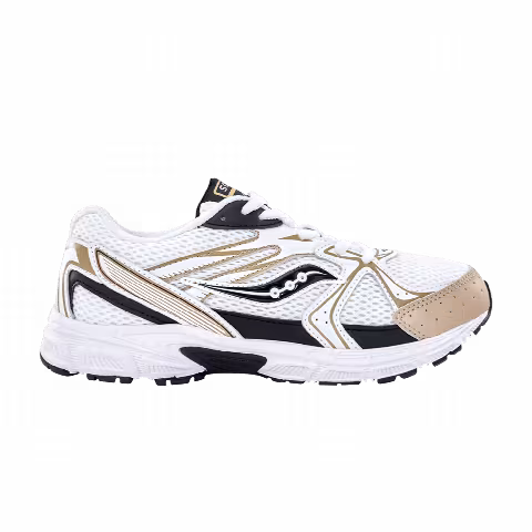 Saucony Grid Ride Millennium KDZ Big Kid 'White Gold Black'