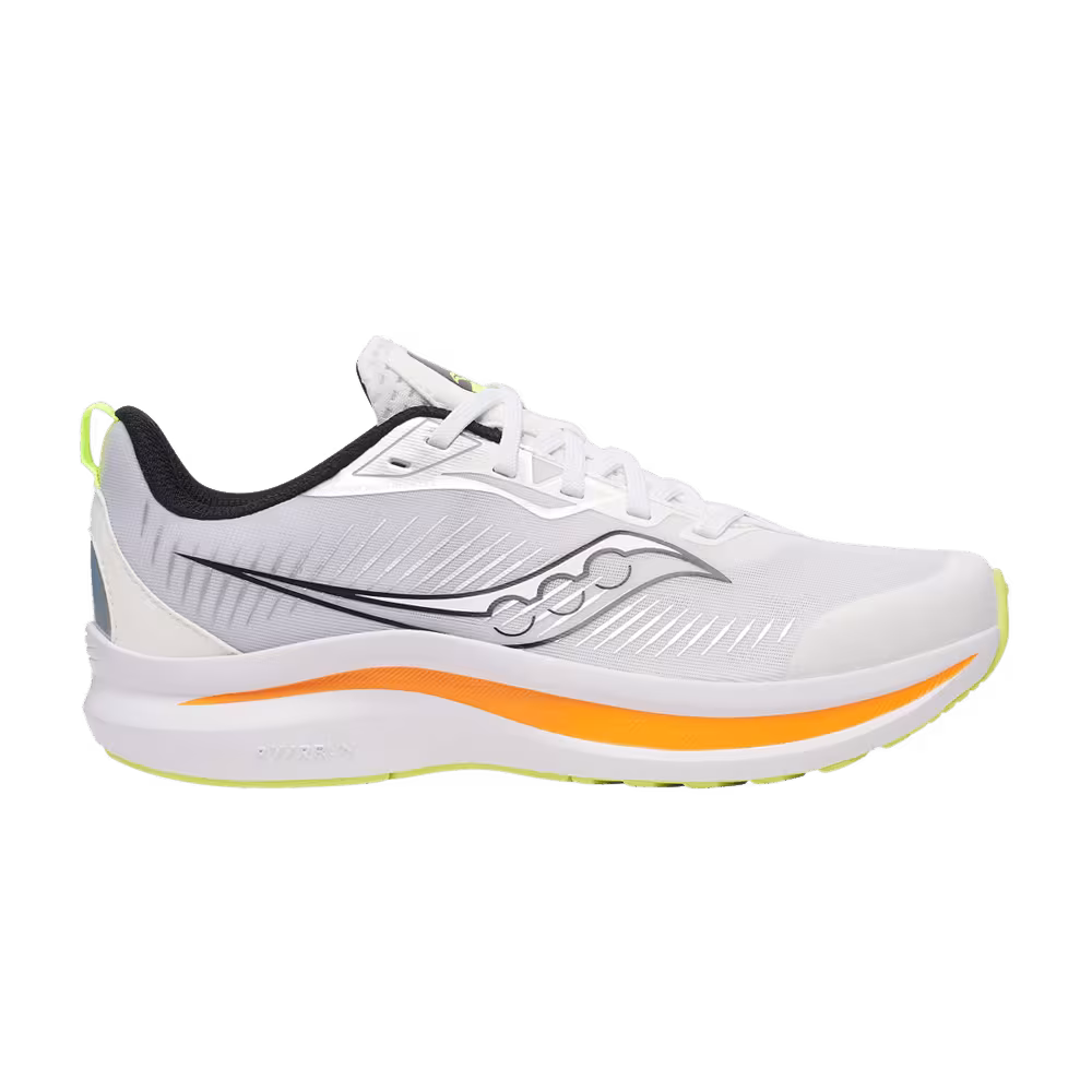 Saucony Endorphin KDZ Big Kid White Orange Lime