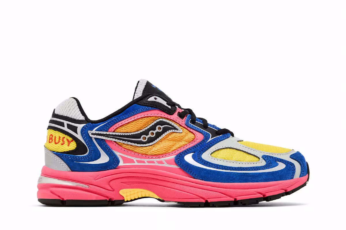 Jae Tips x Saucony Grid Jazz 9 I Love You But I'm Busy, view 2
