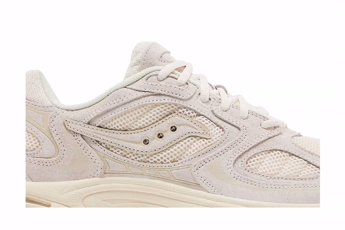 Saucony Grid Jazz 9 Suede Pack - Ivory, view 3