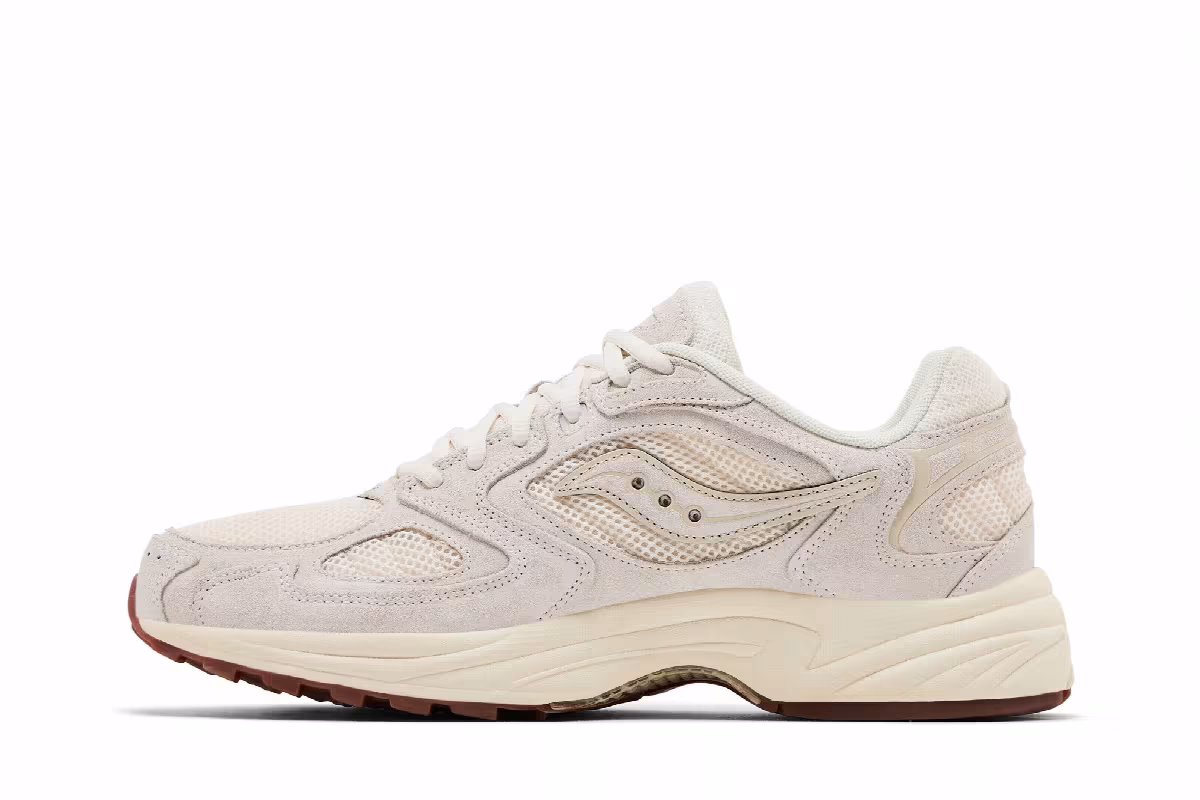 Saucony Grid Jazz 9 Suede Pack - Ivory, view 4