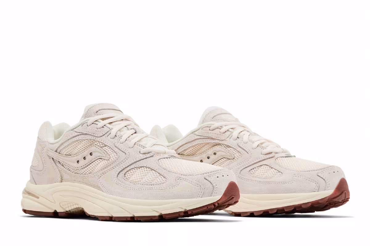 Saucony Grid Jazz 9 Suede Pack - Ivory, view 9