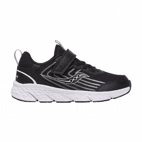 Saucony Wind 3.0 A/C Big Kid 'Black White'
