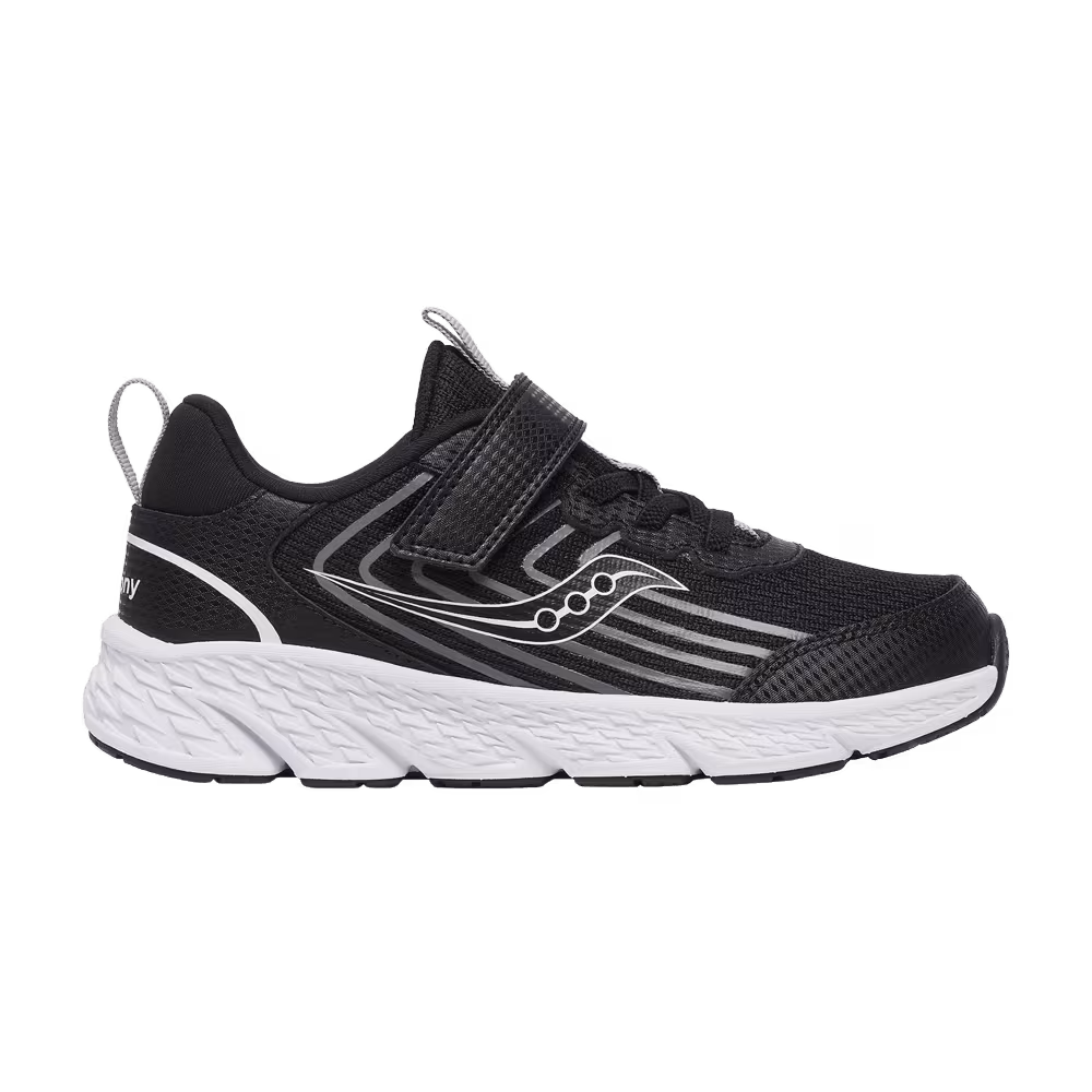 Saucony Wind 3.0 A/C Big Kid Black White