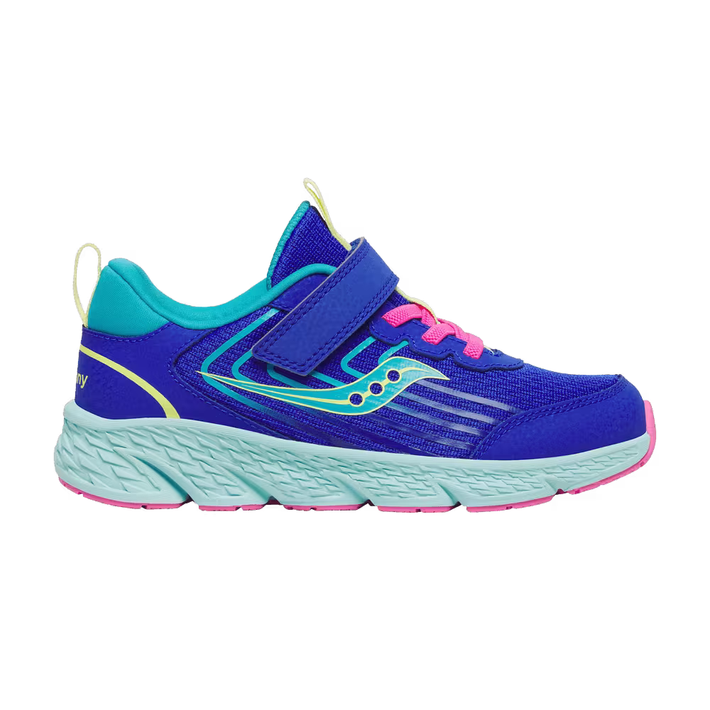 Saucony Wind 3.0 A/C Big Kid Purple Turquoise