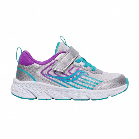 Saucony Wind 3.0 A/C Big Kid 'Silver Turquoise'