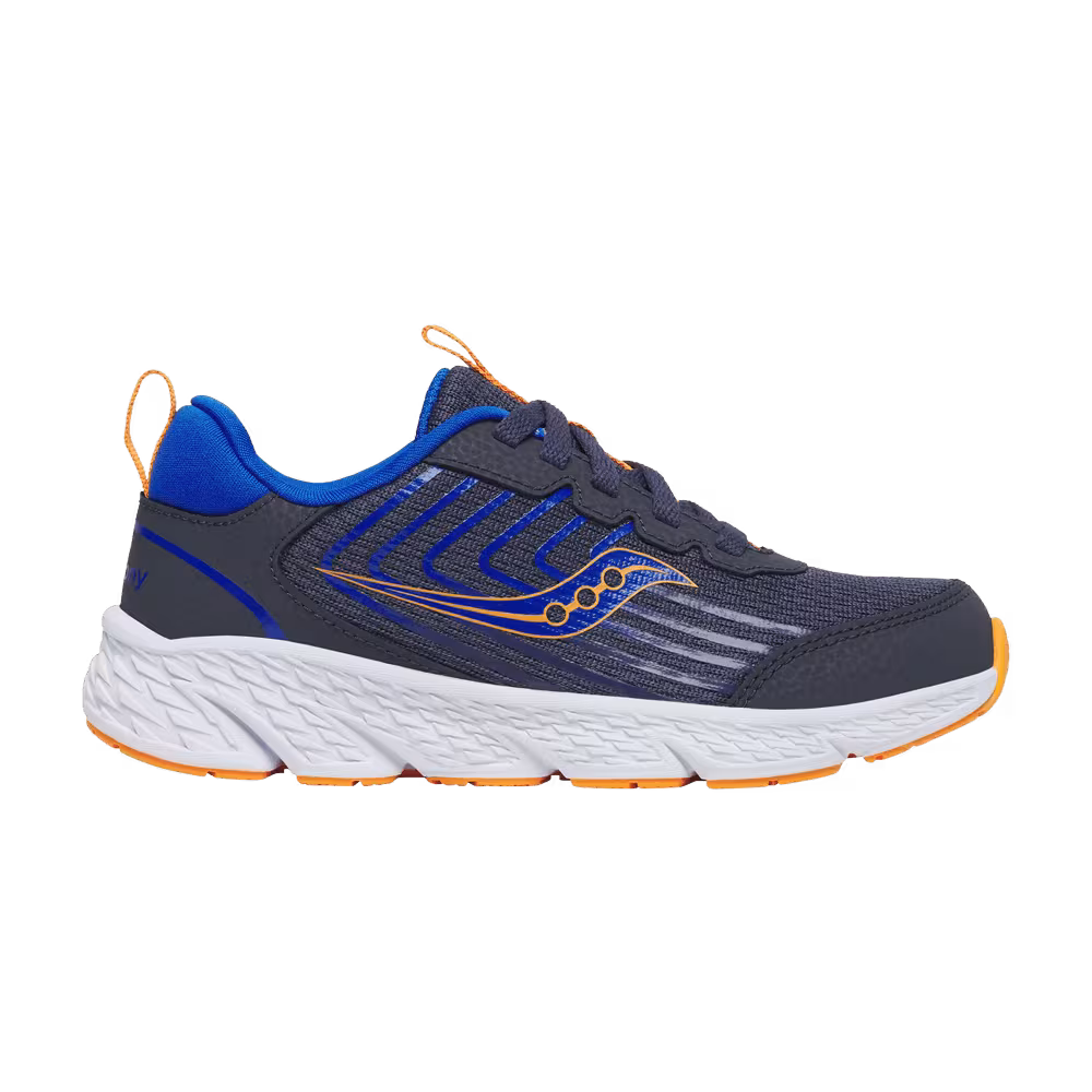 Saucony Wind 3.0 Lace Big Kid Navy Peel