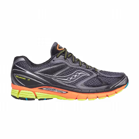 Saucony ProGrid Guide 7 'Grey Orange Lime'