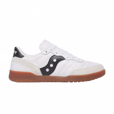 Saucony 586i Leather 'White Black Gum'
