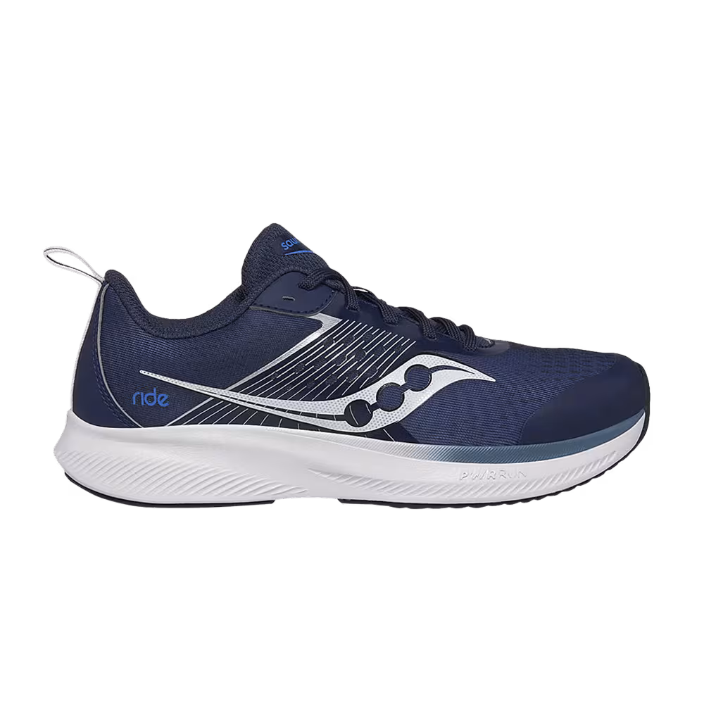 Saucony Ride KDZ Big Kid Navy Silver