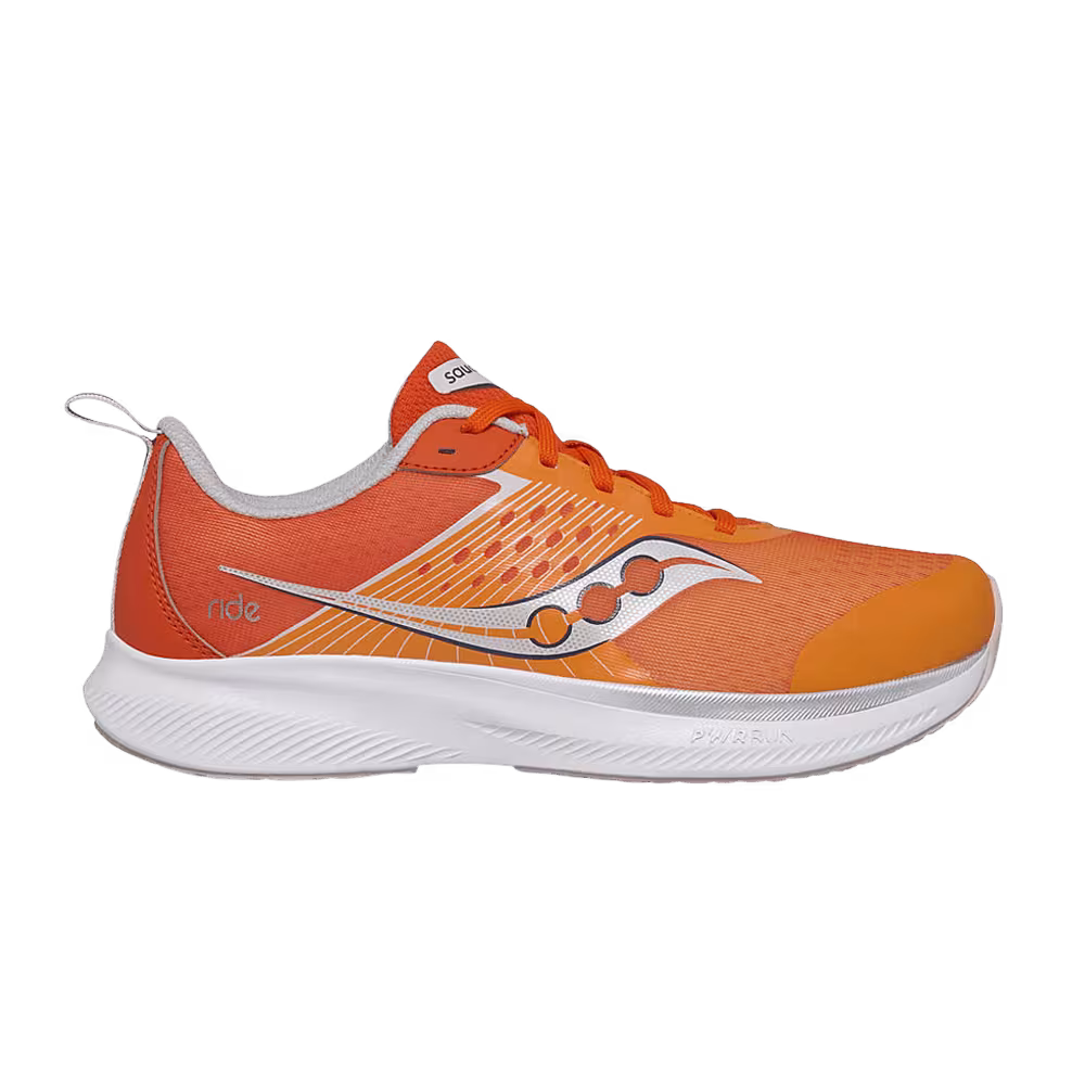 Saucony Ride KDZ Big Kid Orange Sunset