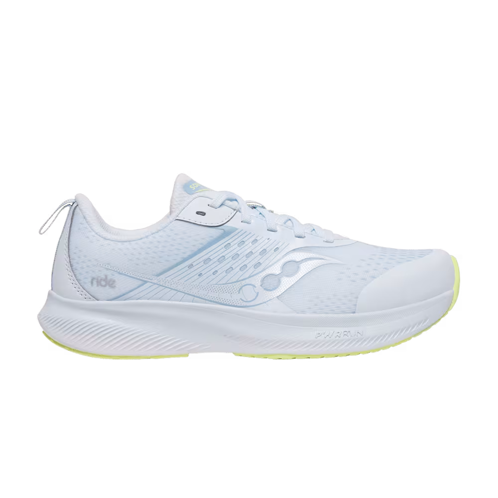 Saucony Ride KDZ Big Kid White Blue