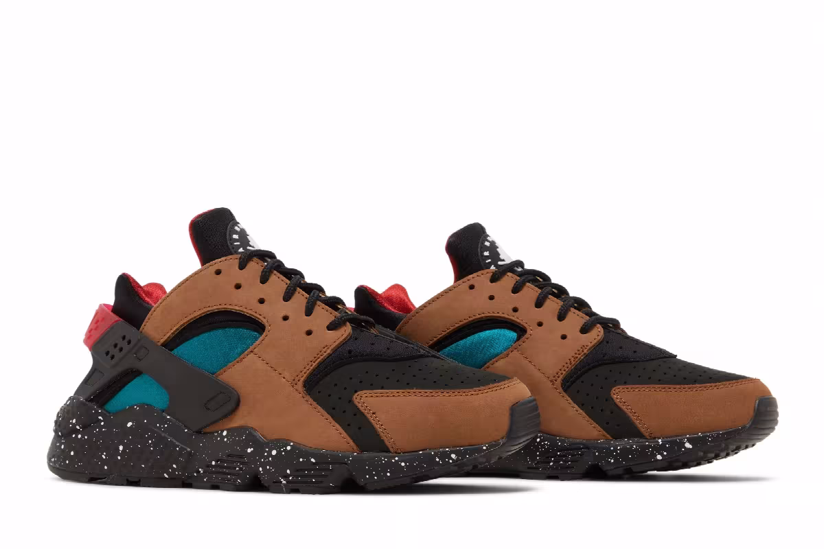 Nike Air Huarache Light British Tan Geode Green, view 9