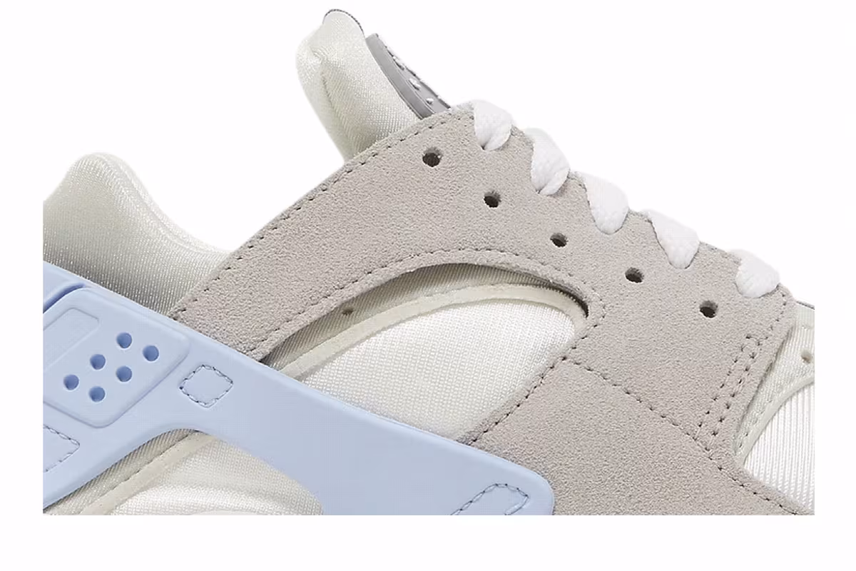Nike Women's Air Huarache Grey Celestine Blue, view 3