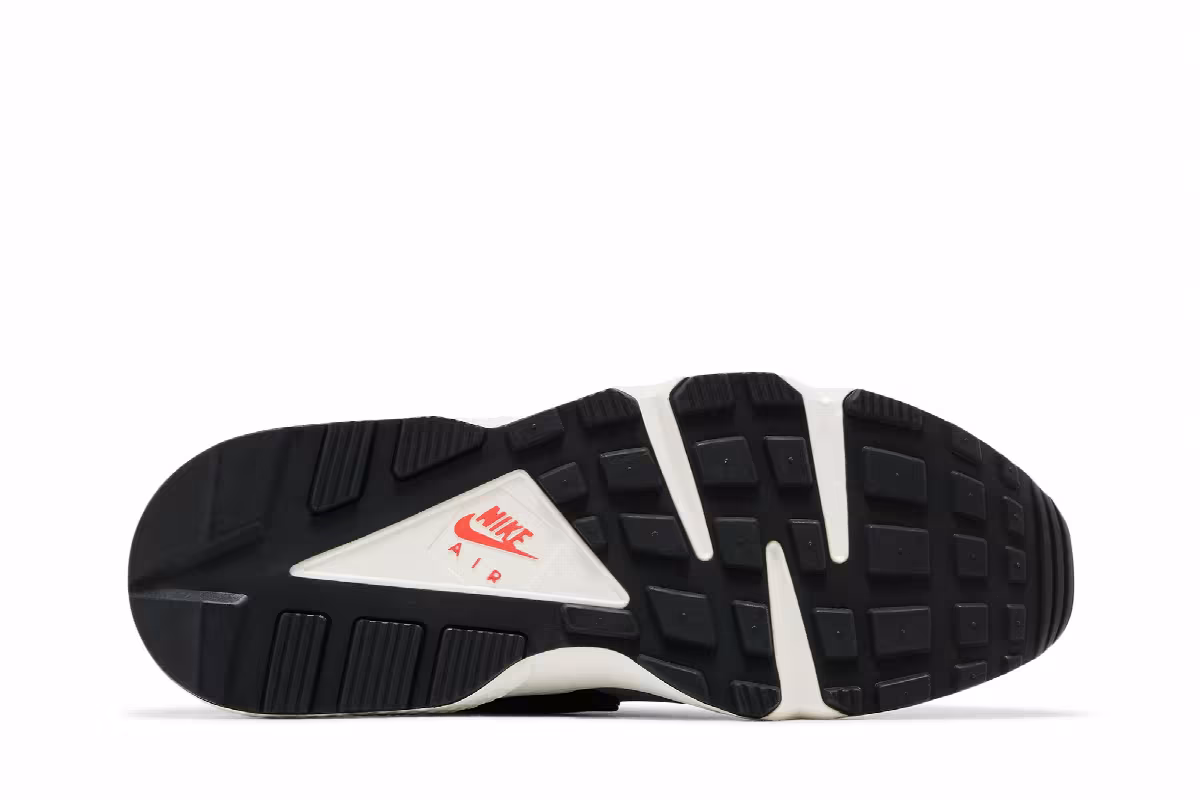 Nike Air Huarache Grey Fog Team Orange, view 5